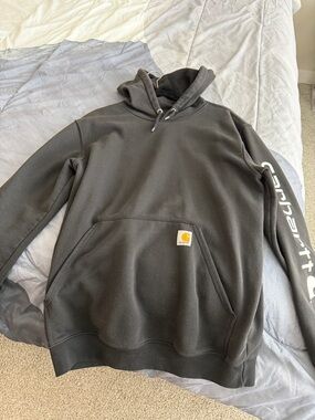 Carhartt Black Pullover Hoodie loose fit men’s medium